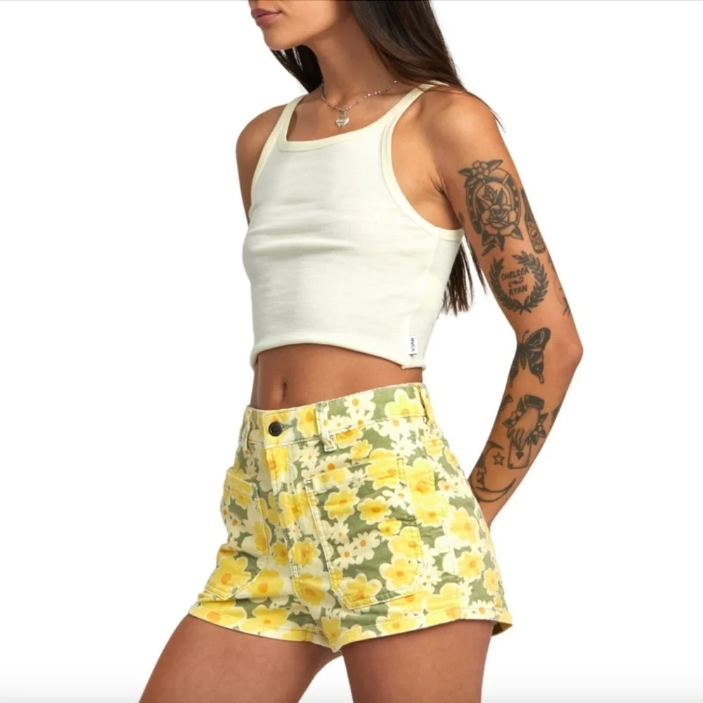 RVCA Belle Corduroy Shorts